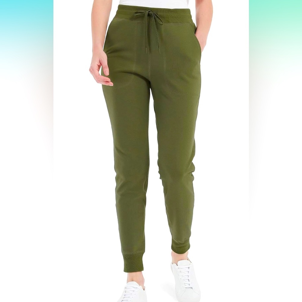 NEW Women's Joggers Sweatpants with Pockets Drawstring Athletic Lounge Pants L